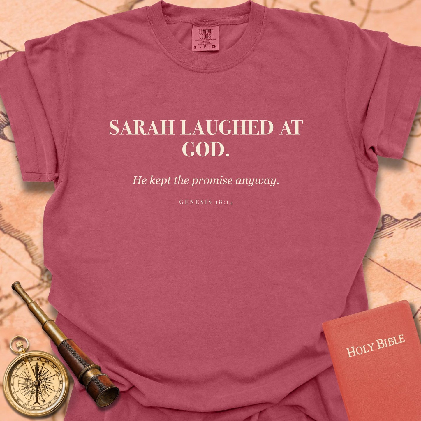 Sarah Laughed at God Premium T-shirt