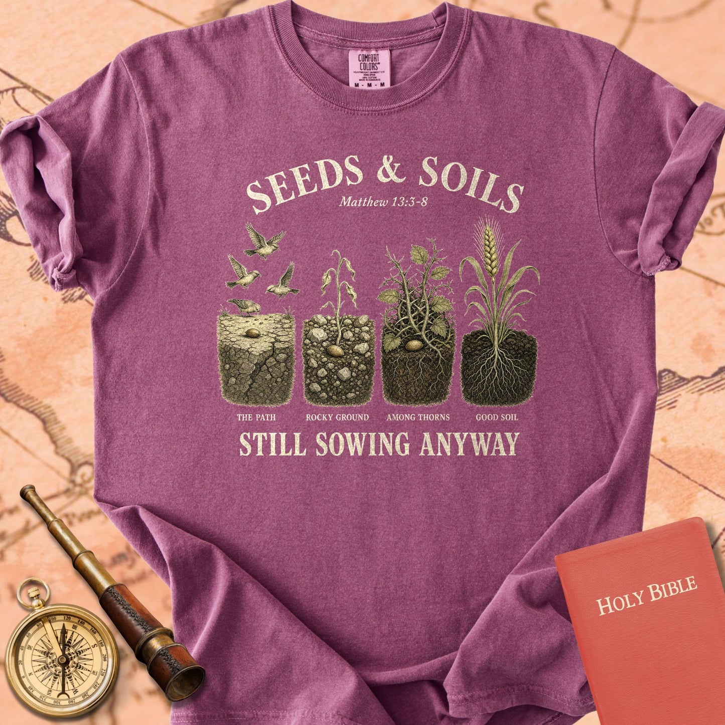 Parable of the Sower Seeds and Soils Premium T-shirt