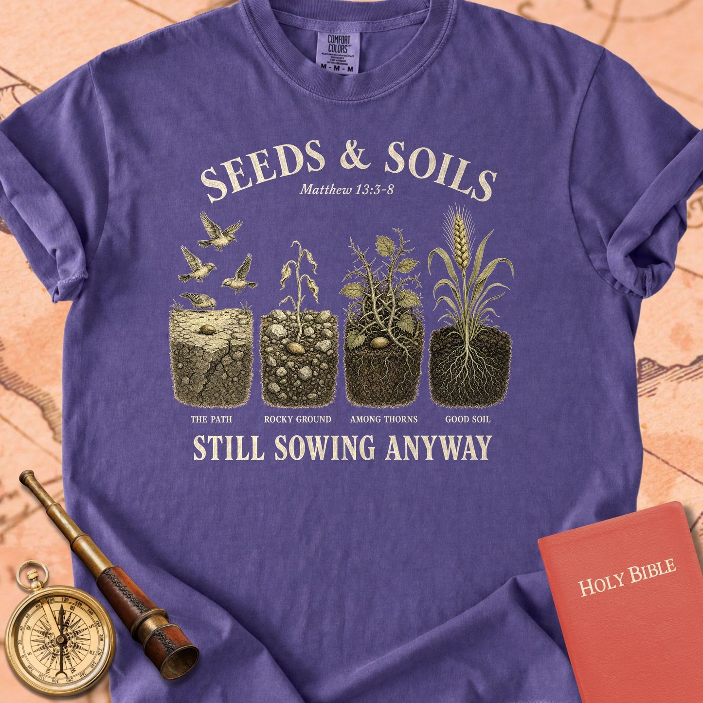 Parable of the Sower Seeds and Soils Premium T-shirt