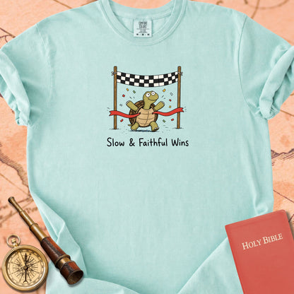 Slow & Faithful Wins Premium T-shirt