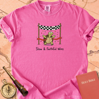 Slow & Faithful Wins Premium T-shirt