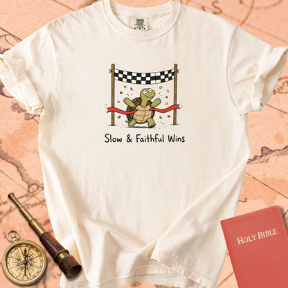Slow & Faithful Wins Premium T-shirt