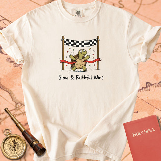 Slow & Faithful Wins Premium T-shirt