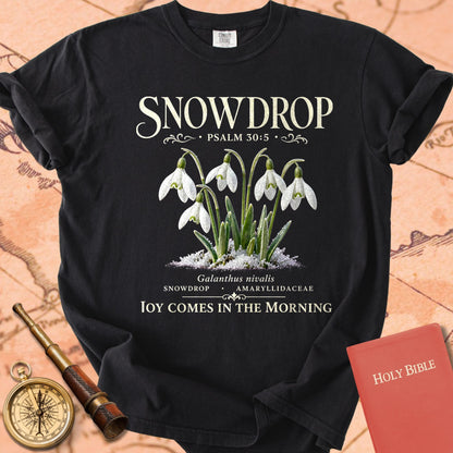 Snowdrop Psalm 30:5 Premium T-shirt