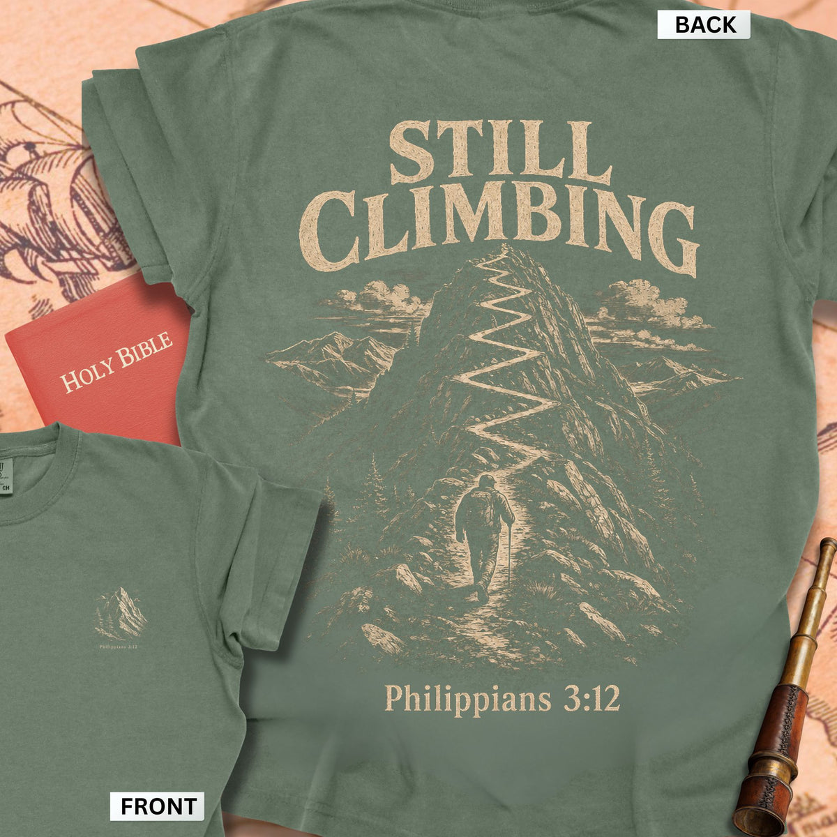 Still Climbing Premium T-shirt