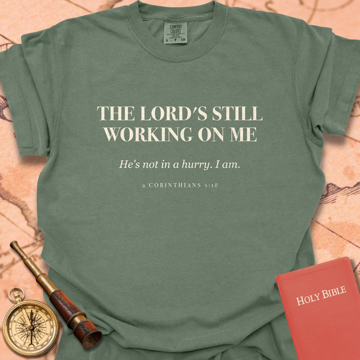 The Lord's Still Working on Me Premium T-shirt