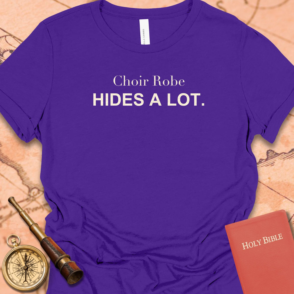 Choir Robe Hides a Lot. Women's Tee