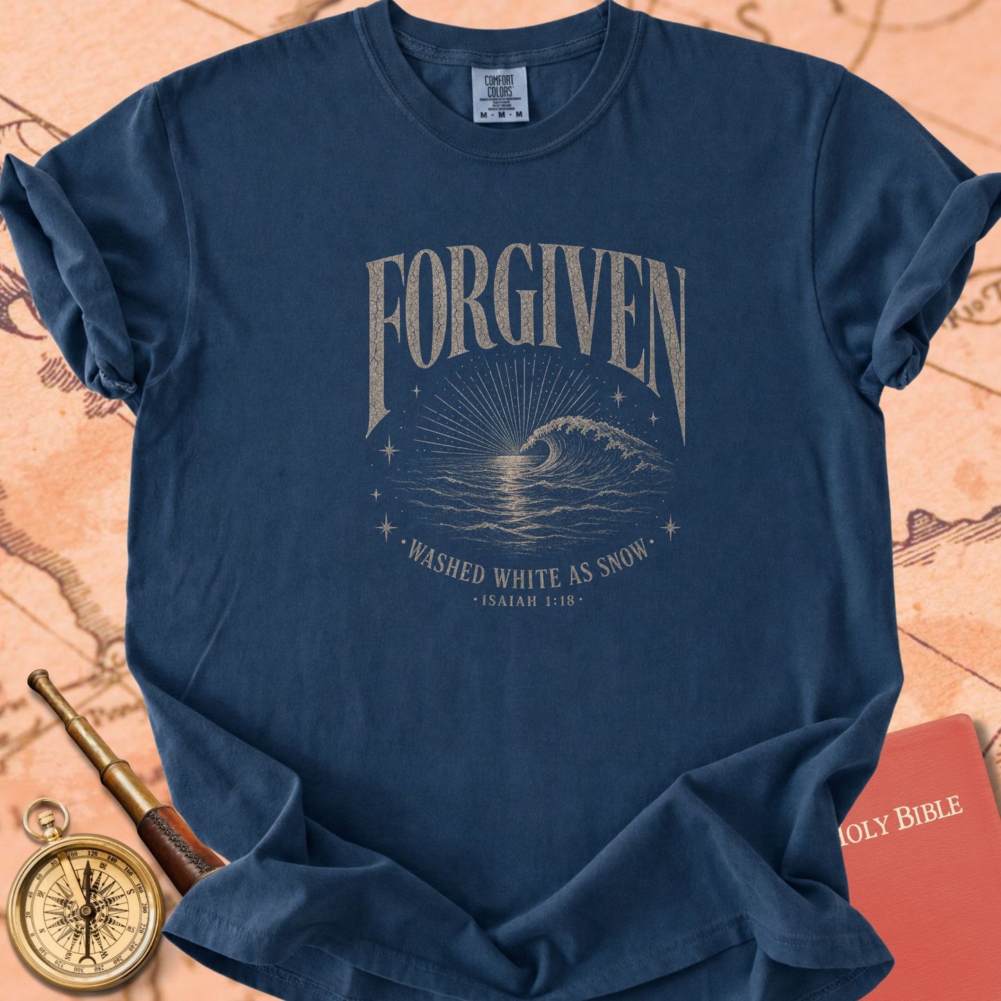 Forgiven — Washed White as Snow Premium T-shirt