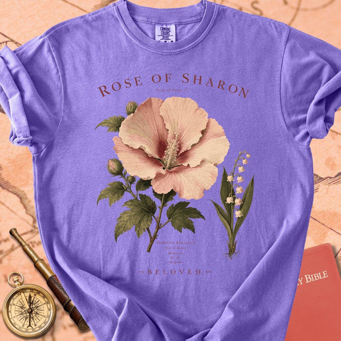 Rose of Sharon — "Beloved" | Song of Songs 2:1 Premium T-shirt