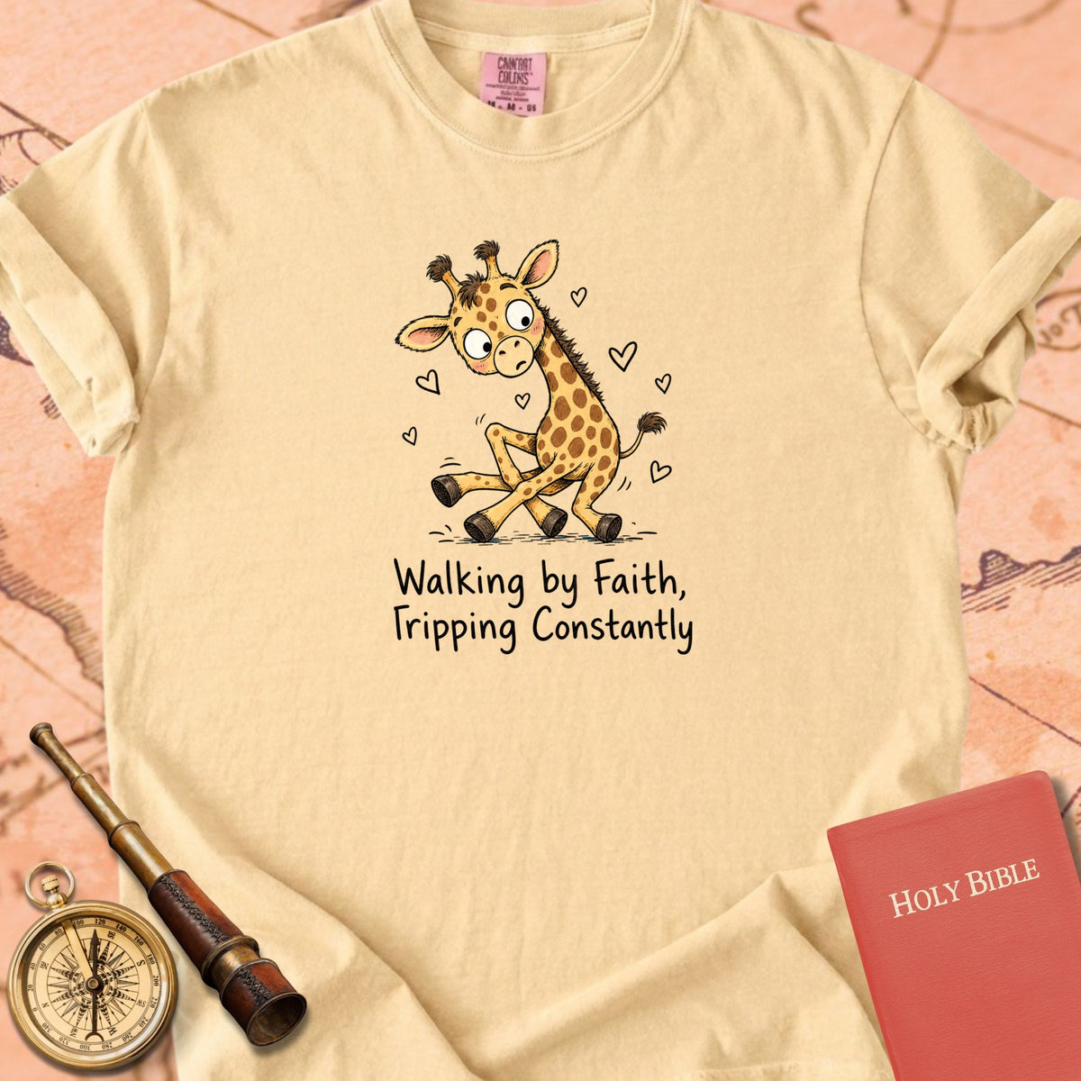 Walking by Faith, Tripping Constantly Premium T-shirt