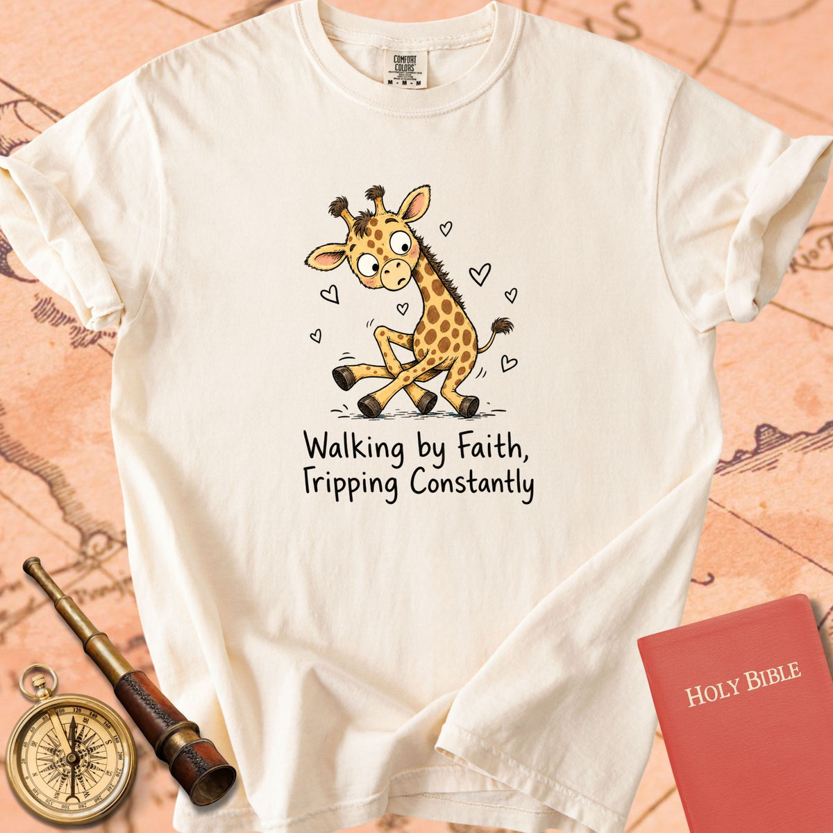 Walking by Faith, Tripping Constantly Premium T-shirt