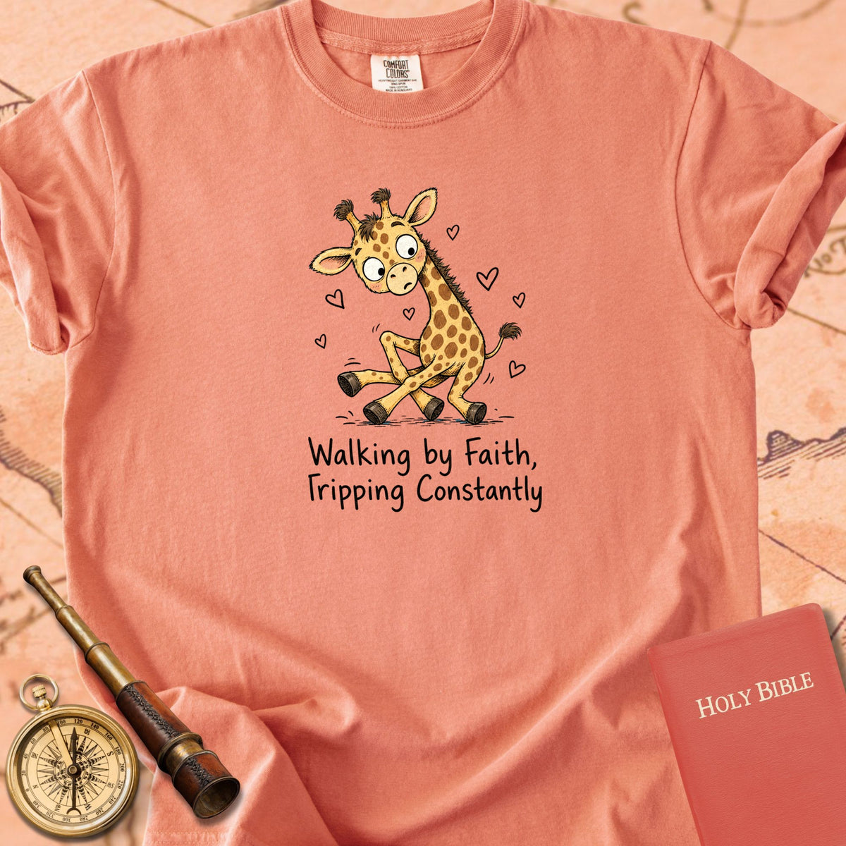 Walking by Faith, Tripping Constantly Premium T-shirt