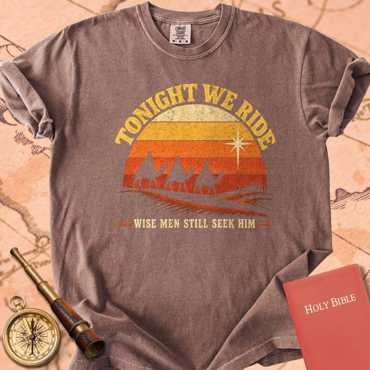 Tonight We Ride - Retro Wise Men Still Seek Him Premium T-shirt