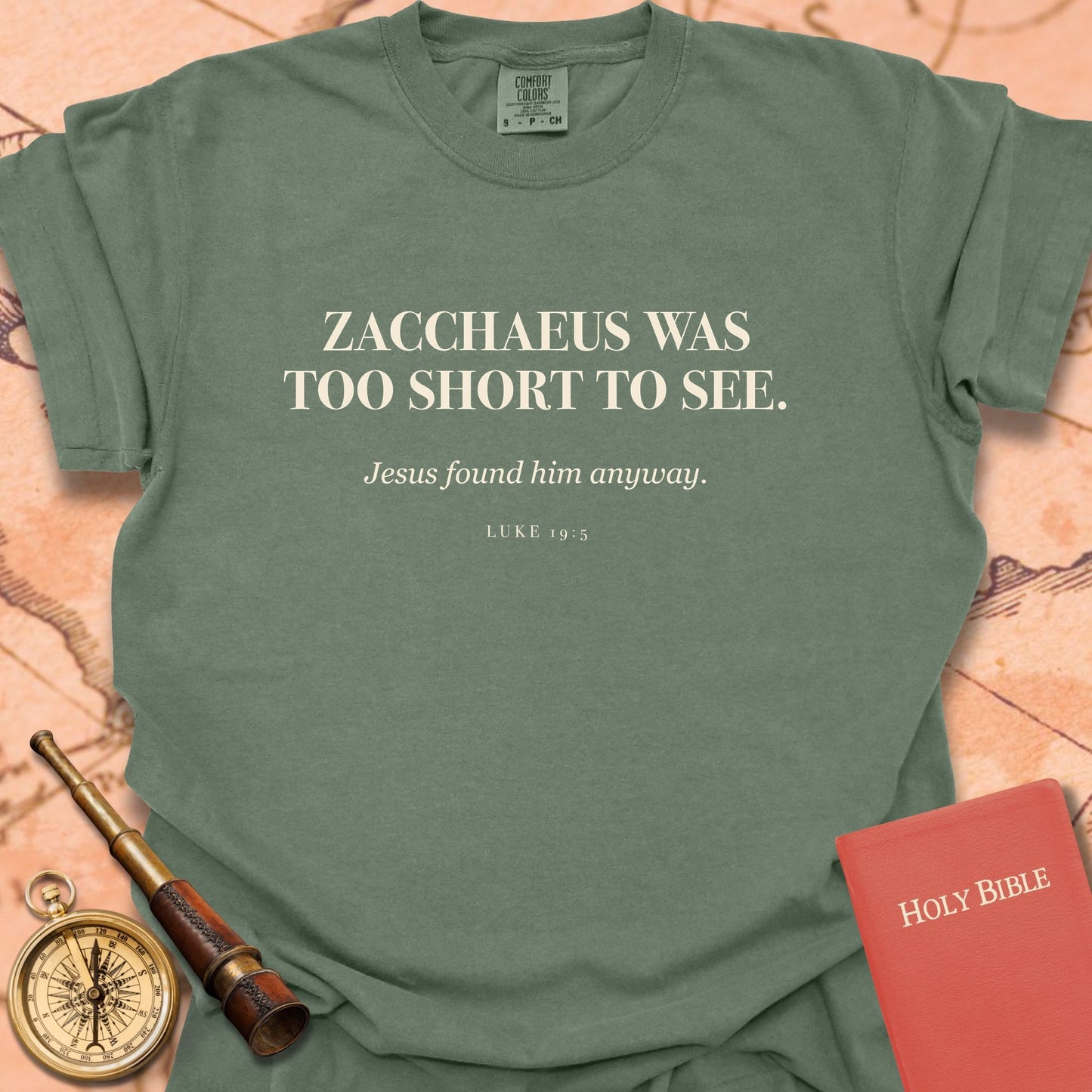 Zacchaeus Was Too Short to See Premium T-shirt