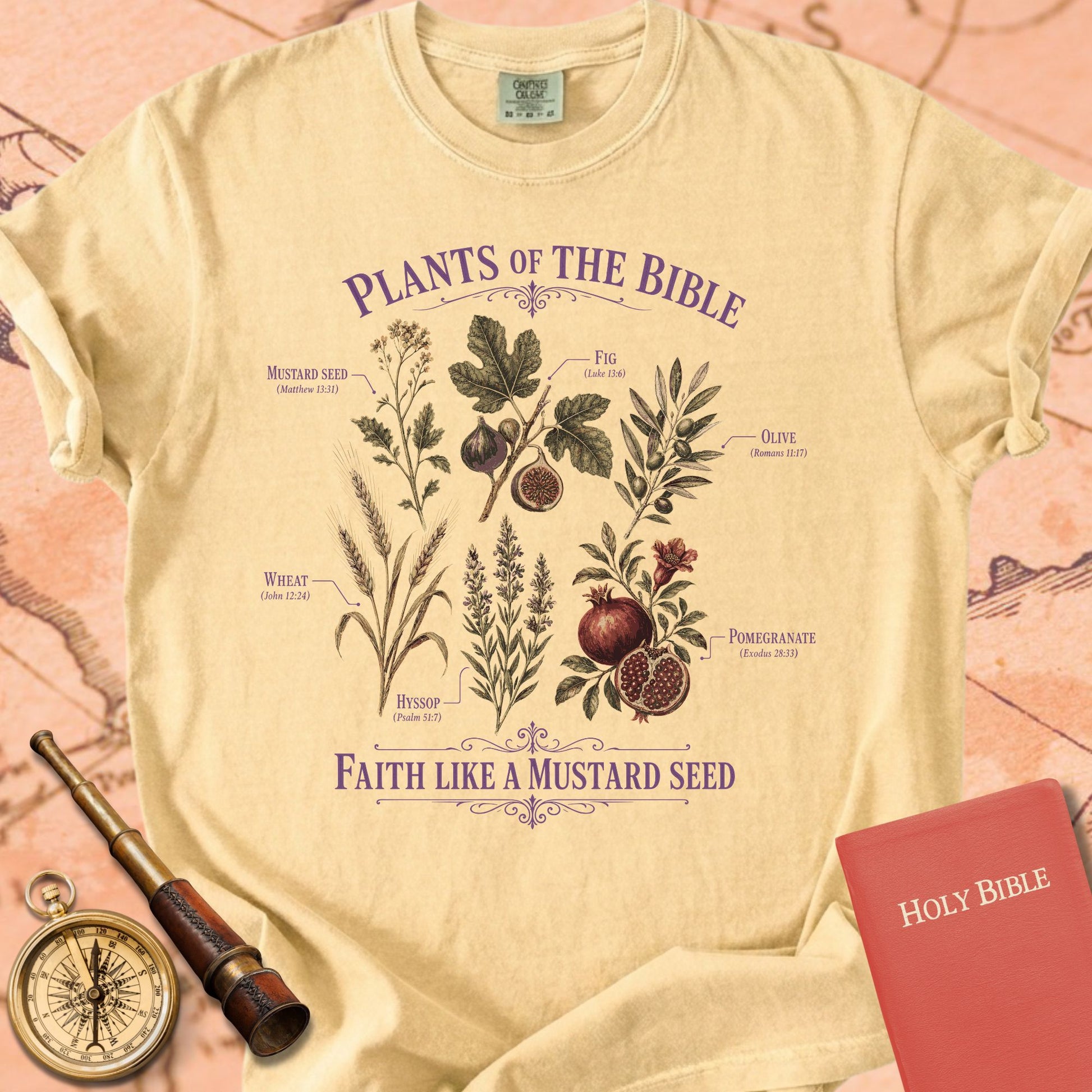Plants of the Bible Premium T-shirt — Butter