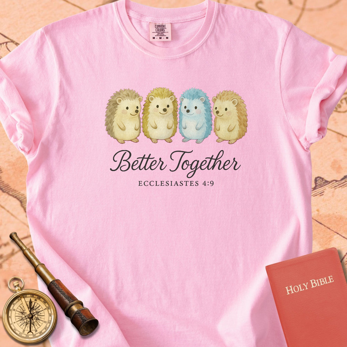 Better Together — Hedgehogs Premium T-shirt — Blossom Comfort Colors