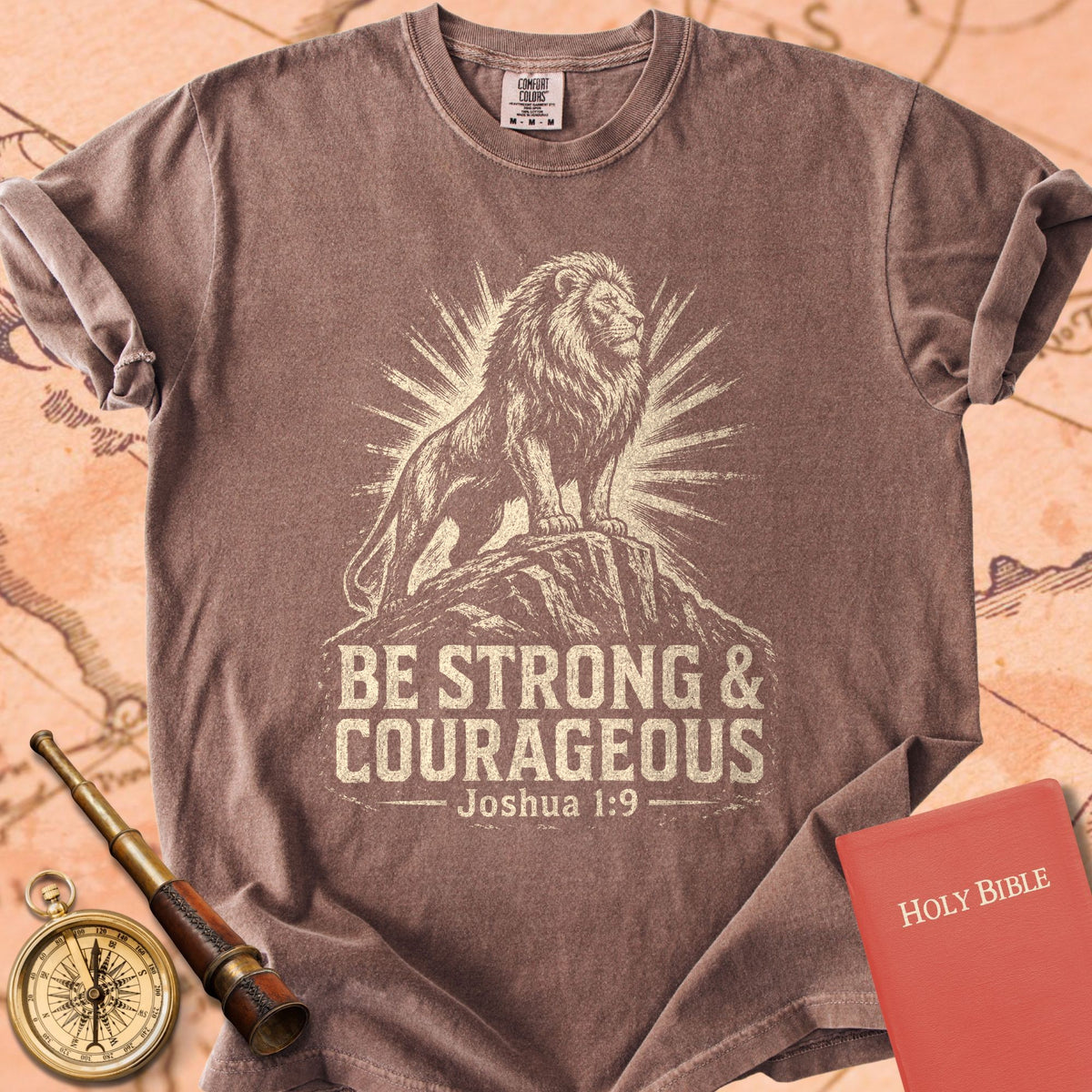 Be Strong and Courageous Premium T-shirt