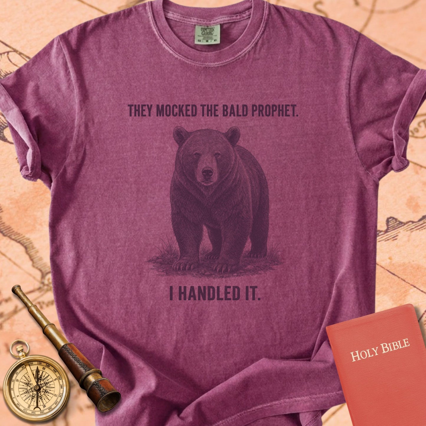 They Mocked the Bald Prophet (I Handled It) Premium T-shirt