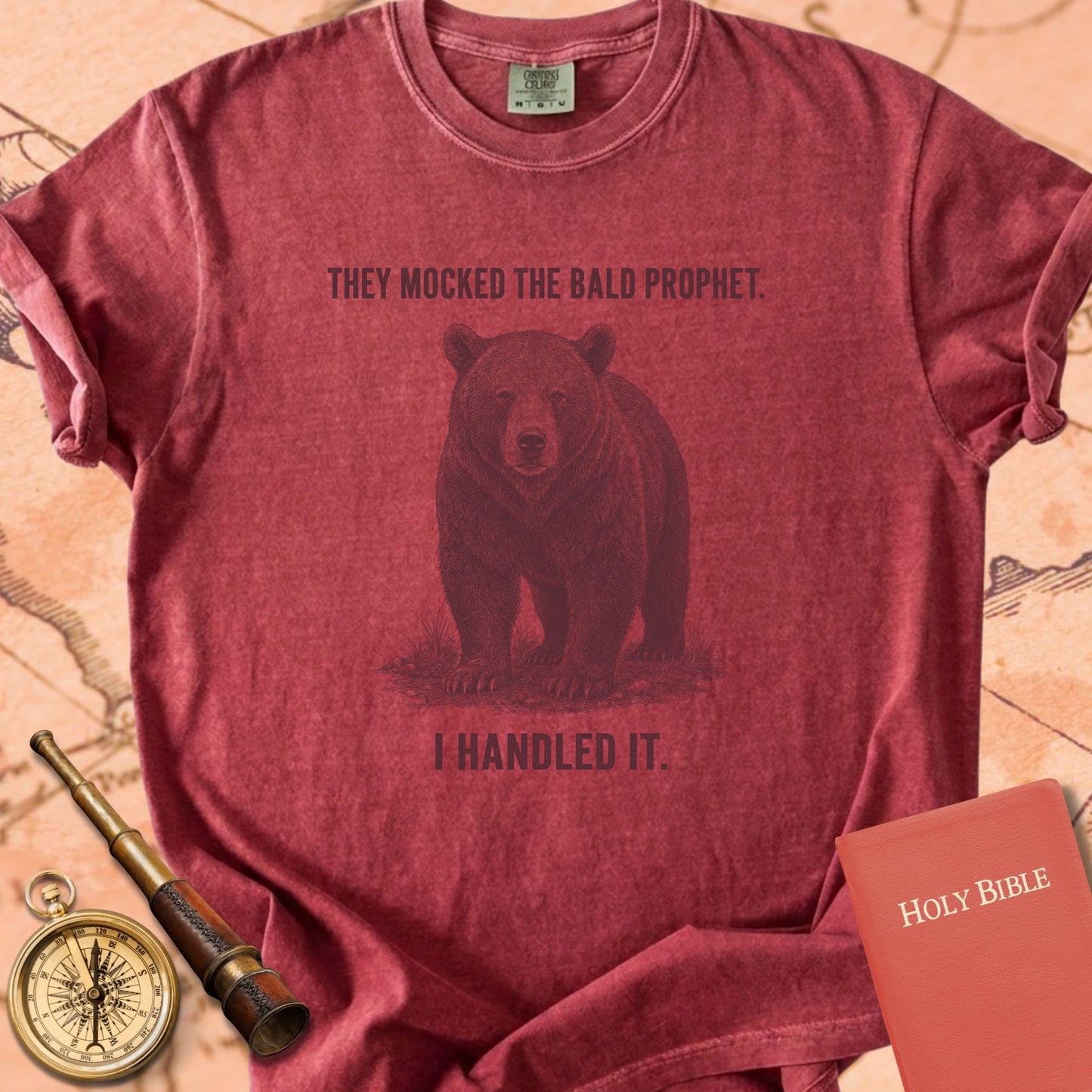 They Mocked the Bald Prophet (I Handled It) Premium T-shirt