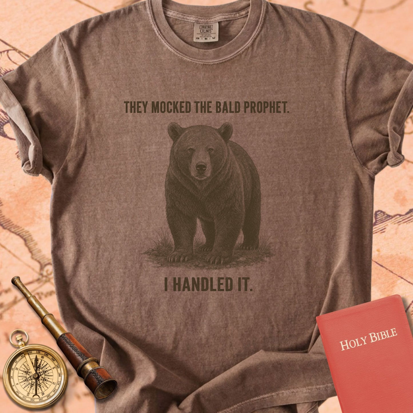 They Mocked the Bald Prophet (I Handled It) Premium T-shirt
