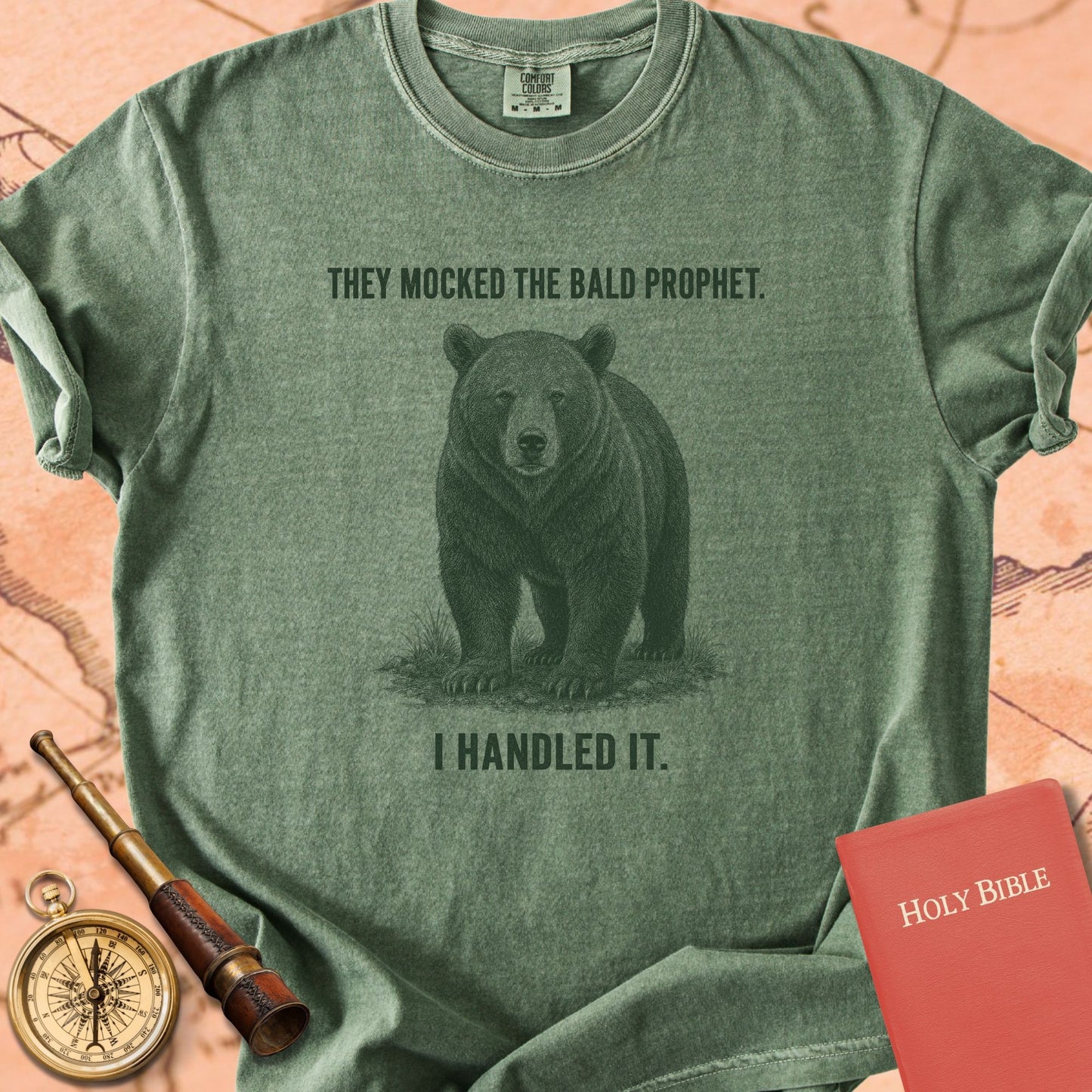 They Mocked the Bald Prophet (I Handled It) Premium T-shirt