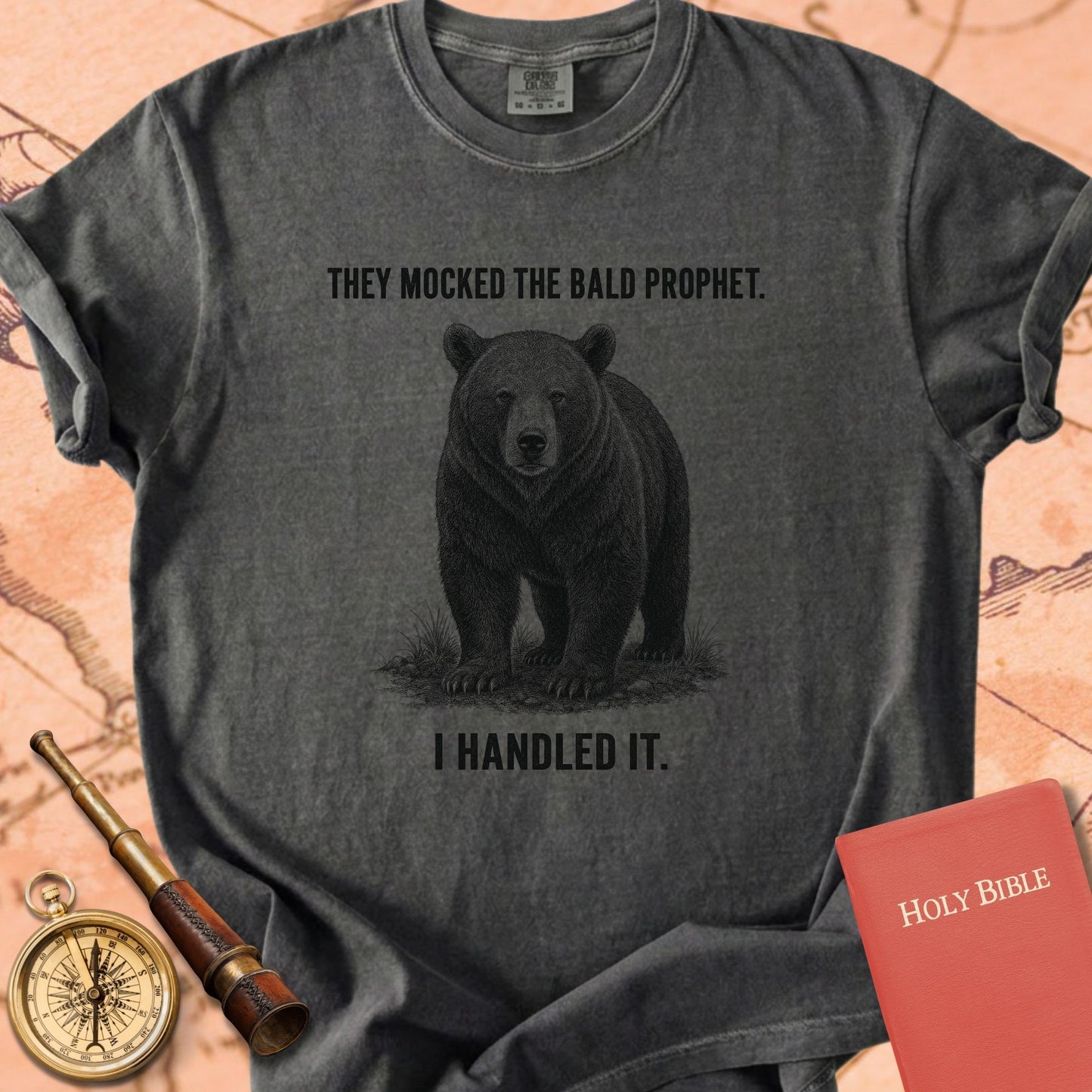 They Mocked the Bald Prophet (I Handled It) Premium T-shirt