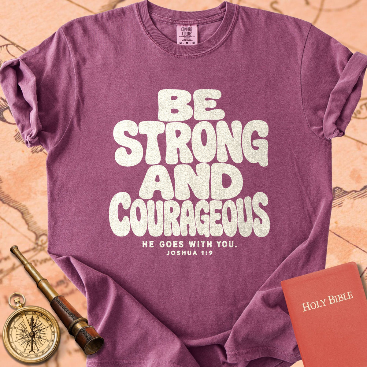 Be Strong & Courageous Premium T-shirt