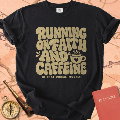 Running on Faith & Caffeine Premium T-shirt