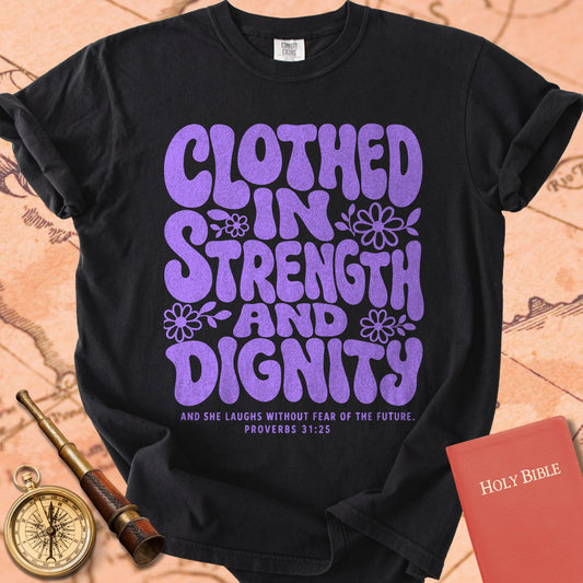 Clothed in Strength & Dignity Premium T-shirt