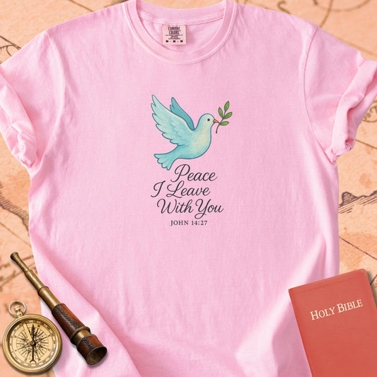 Peace I Leave With You — Dove Premium T-shirt — Blossom Comfort Colors