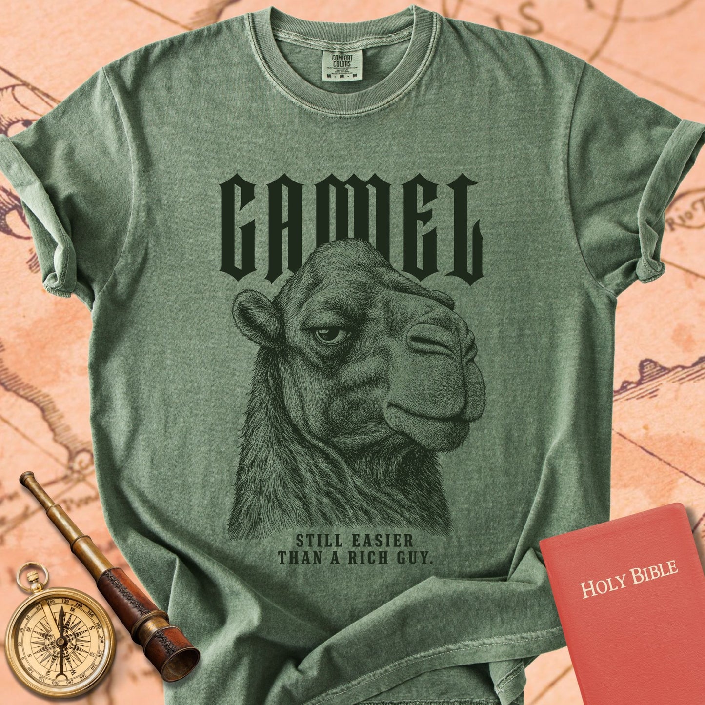 Camel. Easier Than a Rich Guy. Premium T-shirt