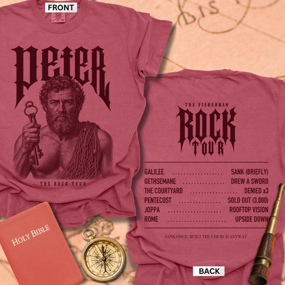 Peter. The Rock Tour. Premium T-shirt