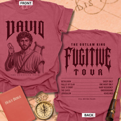 David. The Fugitive Tour. Premium T-shirt