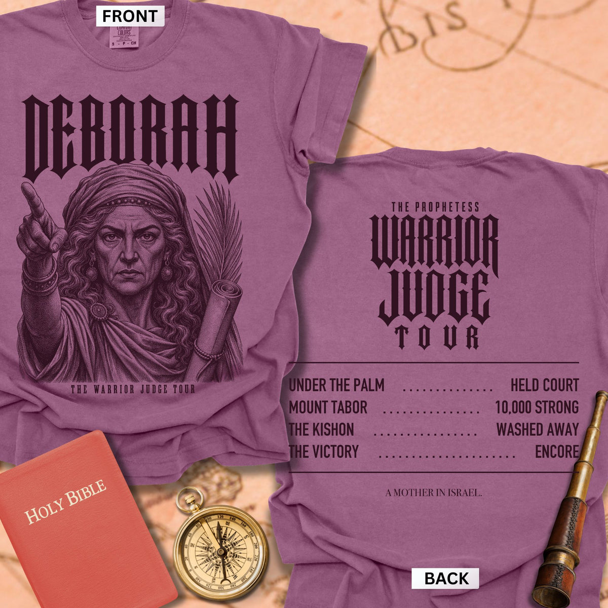 Deborah. The Warrior Judge Tour. Premium T-shirt
