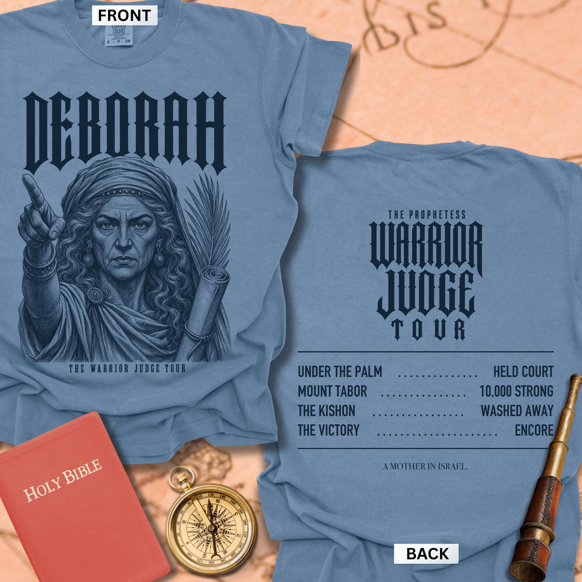 Deborah. The Warrior Judge Tour. Premium T-shirt