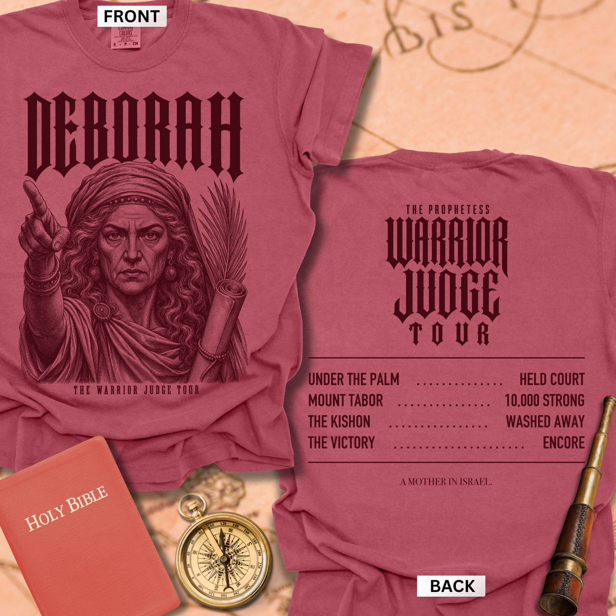 Deborah. The Warrior Judge Tour. Premium T-shirt