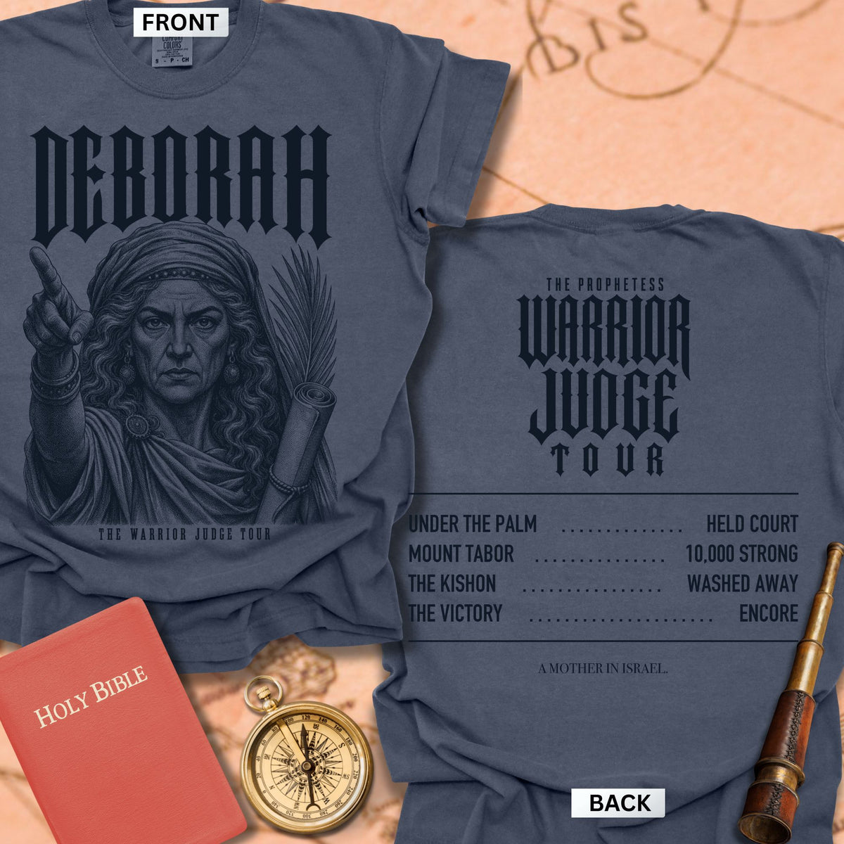Deborah. The Warrior Judge Tour. Premium T-shirt
