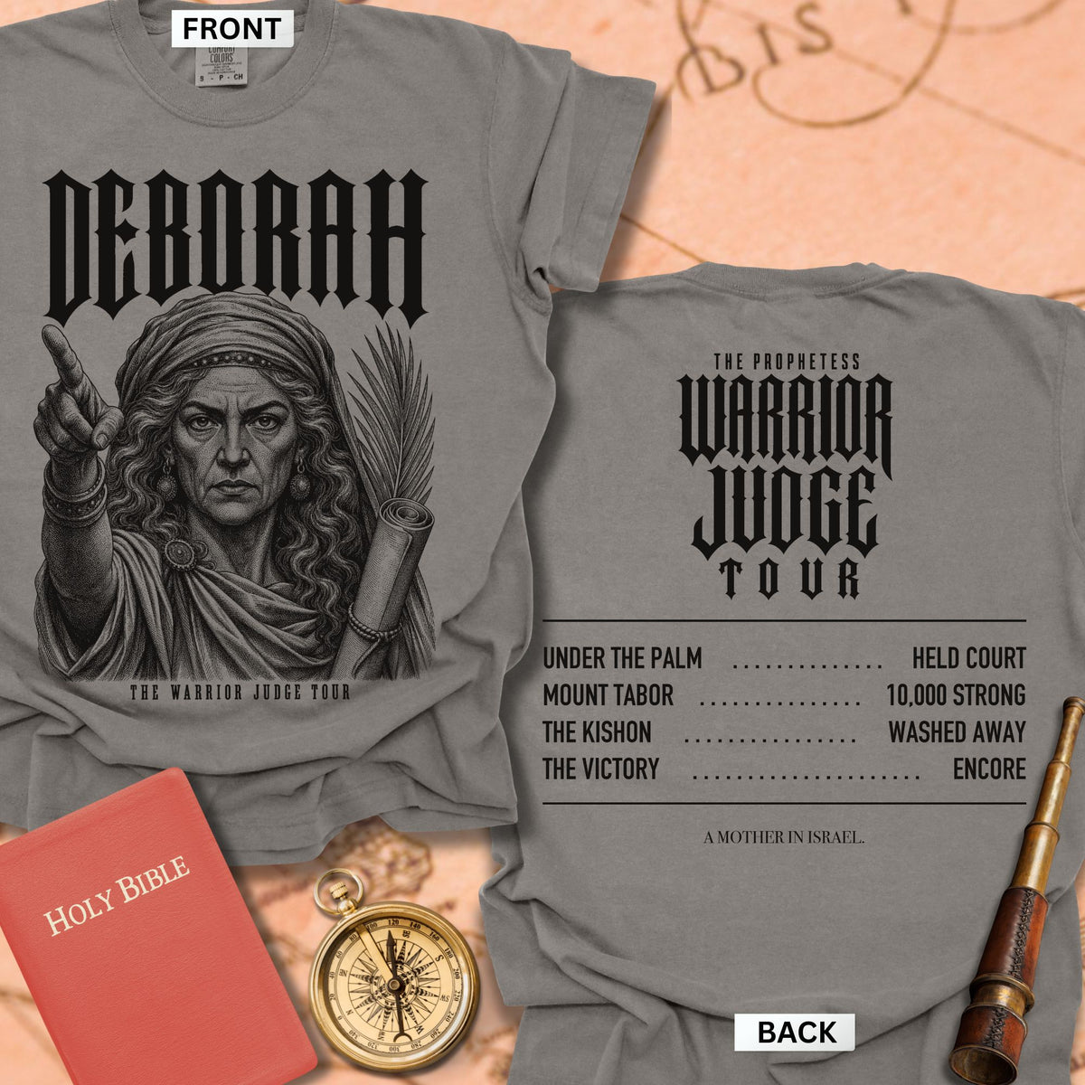 Deborah. The Warrior Judge Tour. Premium T-shirt