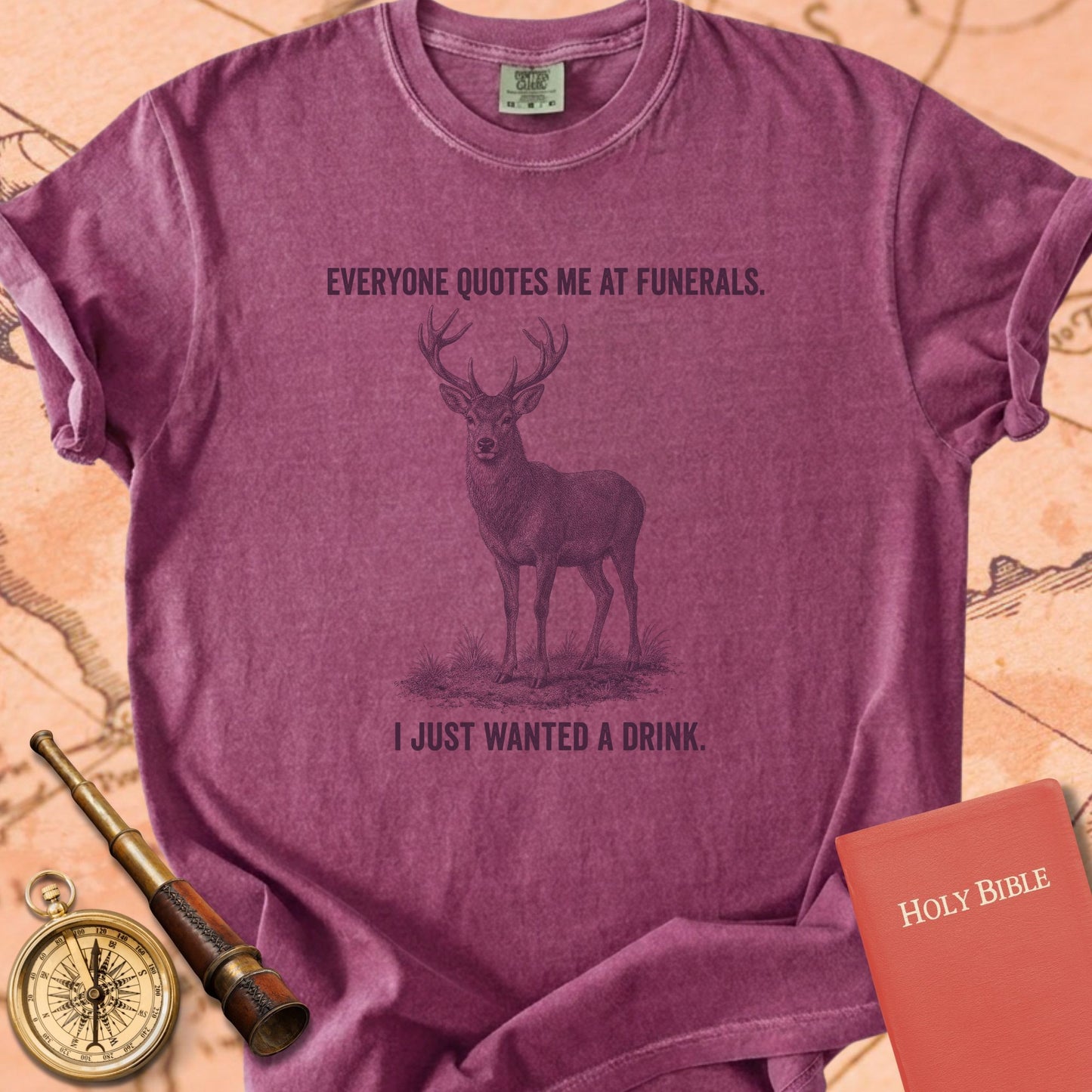 Everyone Quotes Me at Funerals (I Just Wanted a Drink) Premium T-shirt