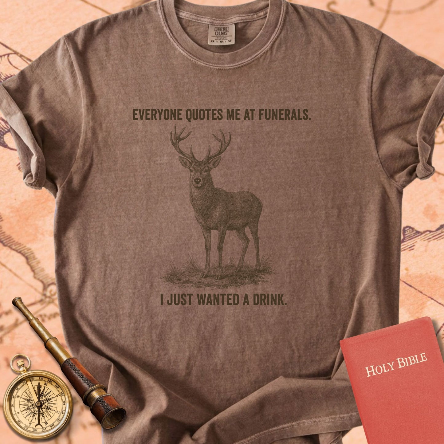 Everyone Quotes Me at Funerals (I Just Wanted a Drink) Premium T-shirt