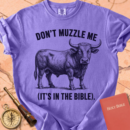 Don't Muzzle Me (It's in the Bible) Premium T-shirt