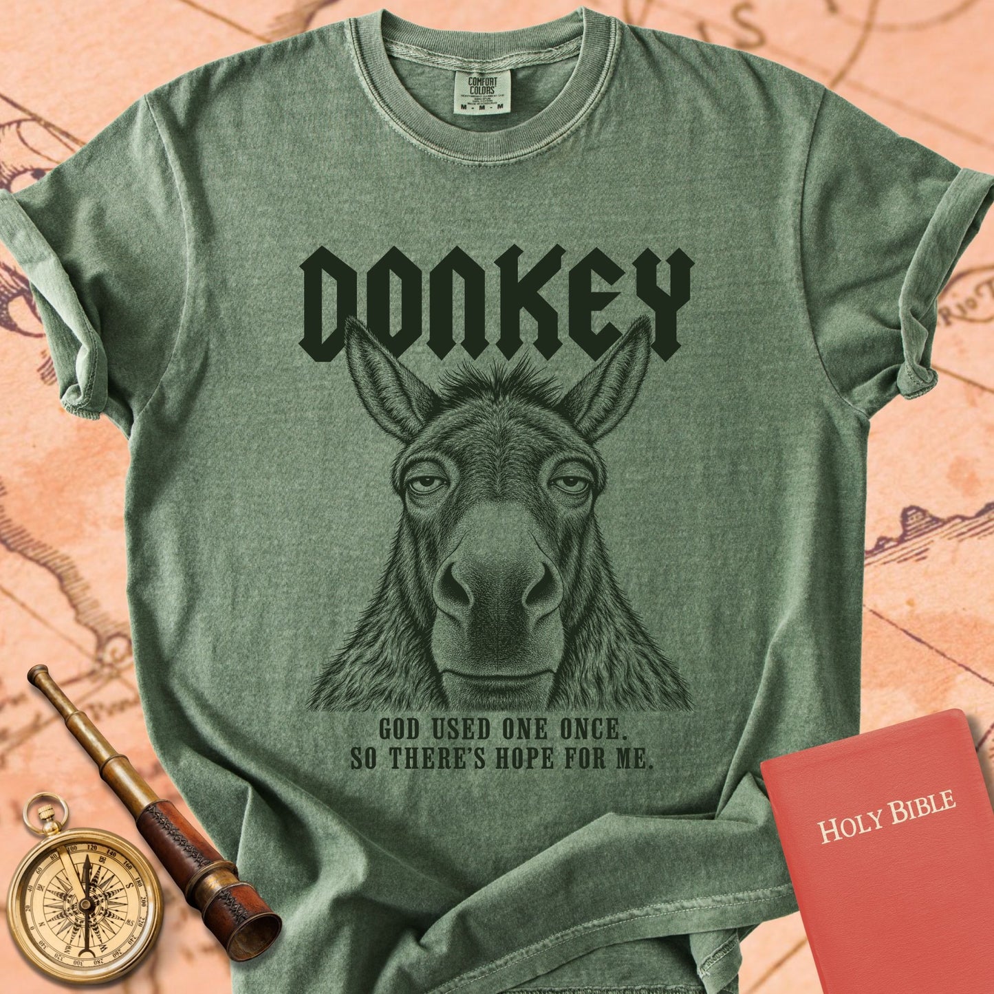 Donkey. God Used One Once. Premium T-shirt