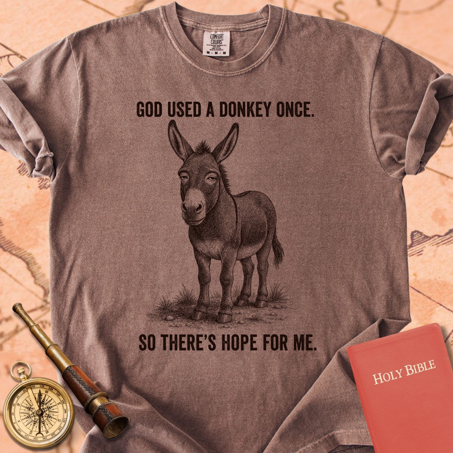 God Used a Donkey Once, So There's Hope for Me Premium T-shirt