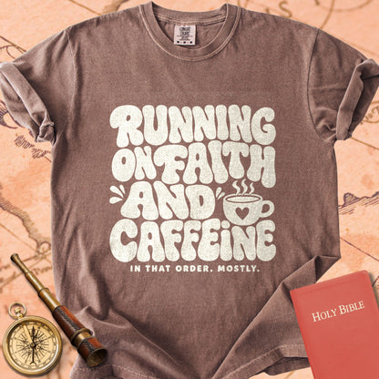 Running on Faith & Caffeine Premium T-shirt