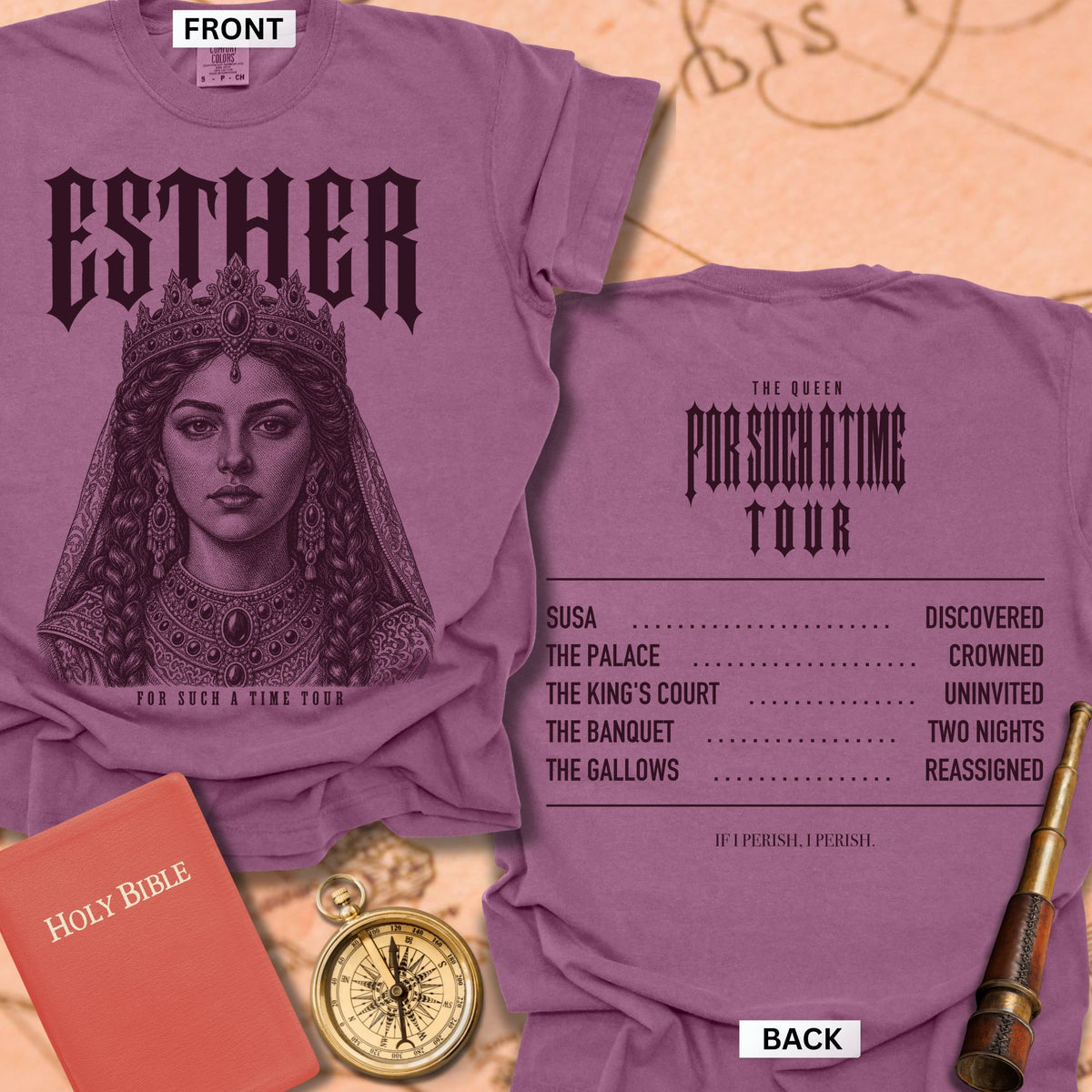 Esther. For Such a Time Tour. Premium T-shirt