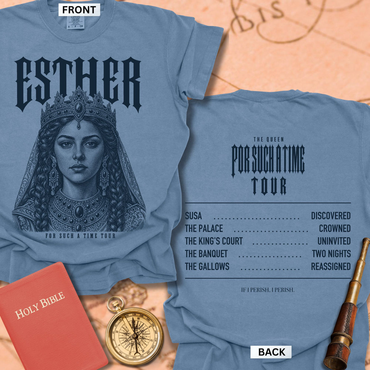 Esther. For Such a Time Tour. Premium T-shirt