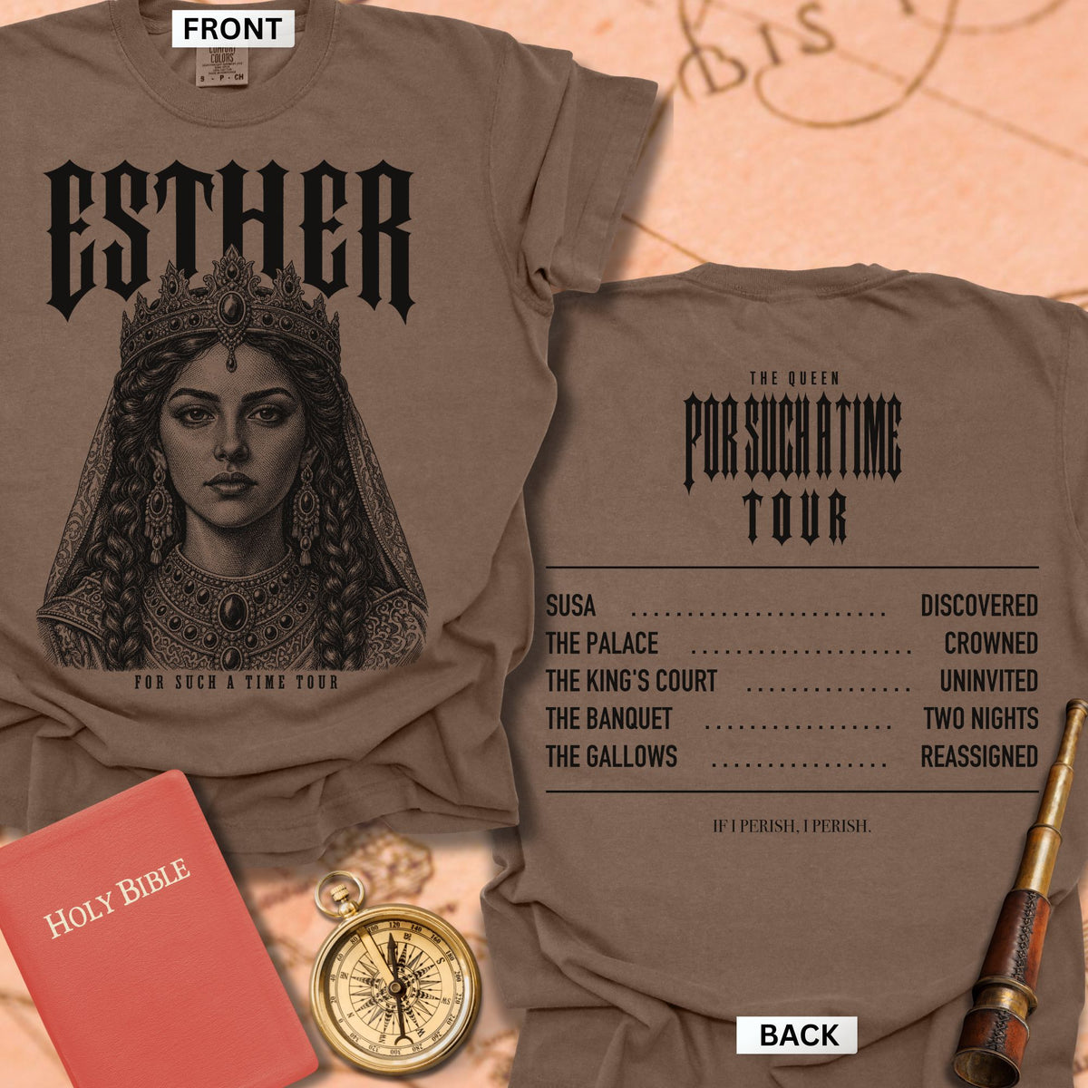 Esther. For Such a Time Tour. Premium T-shirt