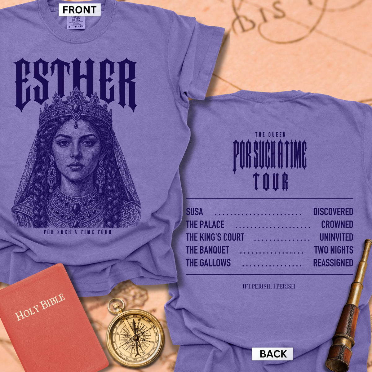Esther. For Such a Time Tour. Premium T-shirt