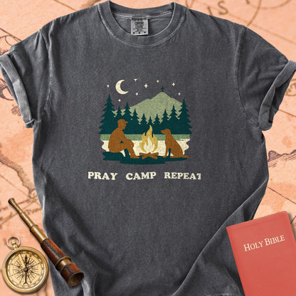 Pray Camp Repeat Premium T-shirt