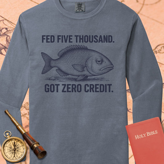 Fed Five Thousand — Blue Jean Comfort Colors long sleeve